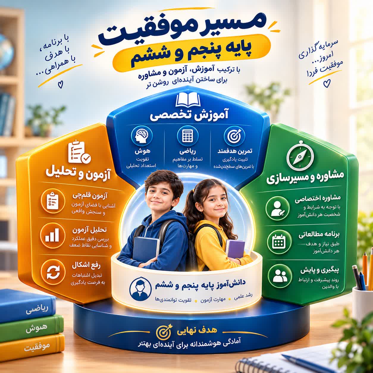 برگذاری کلاس های حضوری هوش و ریاضی تیزهوشان پایه های نهم و ششم